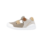 Chlapčenské textilné sandálky Biomecanics Zapato Sandalia Urban Marron, béžové – Obrázok 3