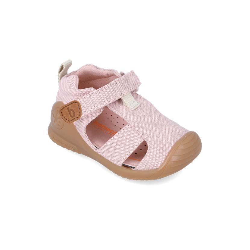 Biomecaniics sandale textil 3242188D 1 Detské textilné sandálky Biomecanics Sandalia Metalizada Rosa, rožové – Obrázok 1