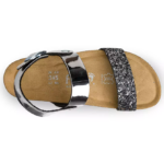 Dámske zdravotné sandálky Futti KORI mirror glitter – Obrázok 3