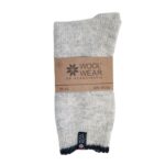 Ponožky Wool Wear s 80% podielom ovčej vlny, biela