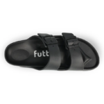 Zdravotné plážové šľapky UNISEX Futti GLEN Sun black – Obrázok 3