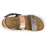 Dámske zdravotné sandálky FUTTI Kori rose gold glitter – Obrázok 3