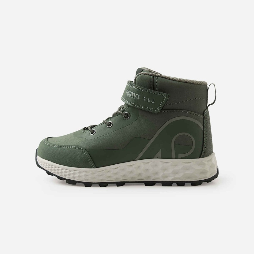 Reima Hiipien khaki green 2 Detské membránové topánky Reima Hiipien zelená – Obrázok 1