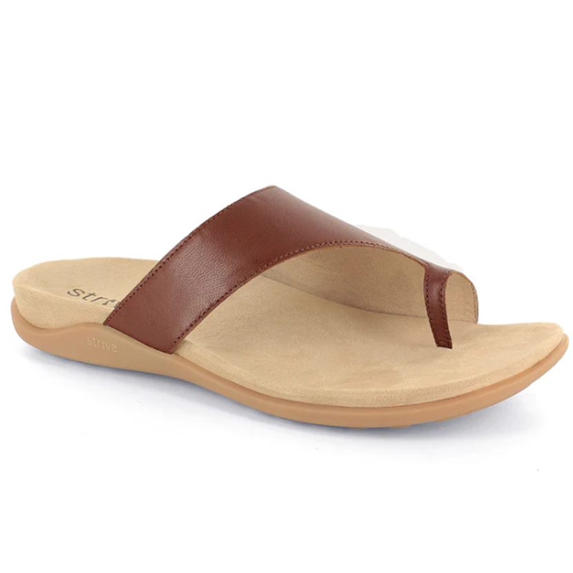 Damske slapky Strive CAPRI III Tan 1