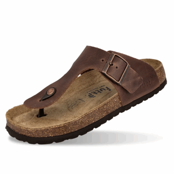 Pánske zdravotné šľapky FUTTI Rio gaucho brown