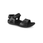Dámske ortopedické kožené sandále STRIVE Float Black, čierna