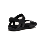 Dámske ortopedické kožené sandále STRIVE Float Black, čierna – Obrázok 3